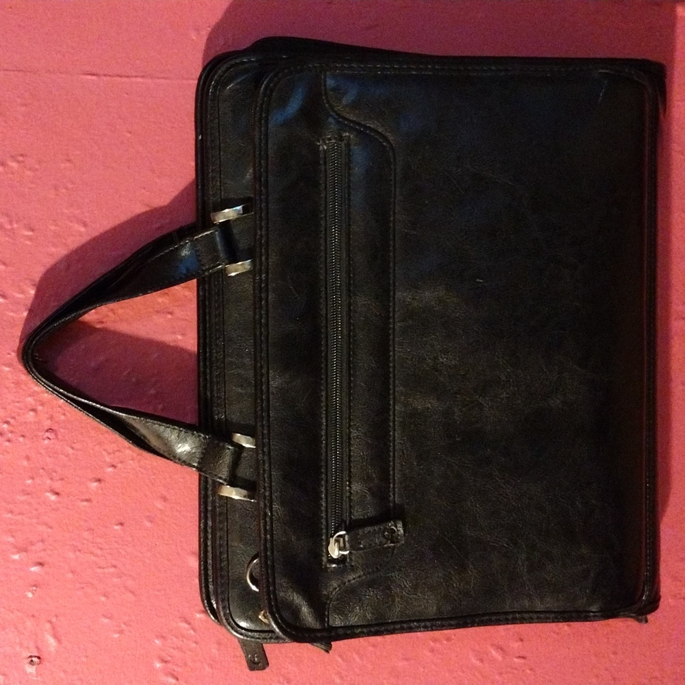 Black Leather Briefcase
